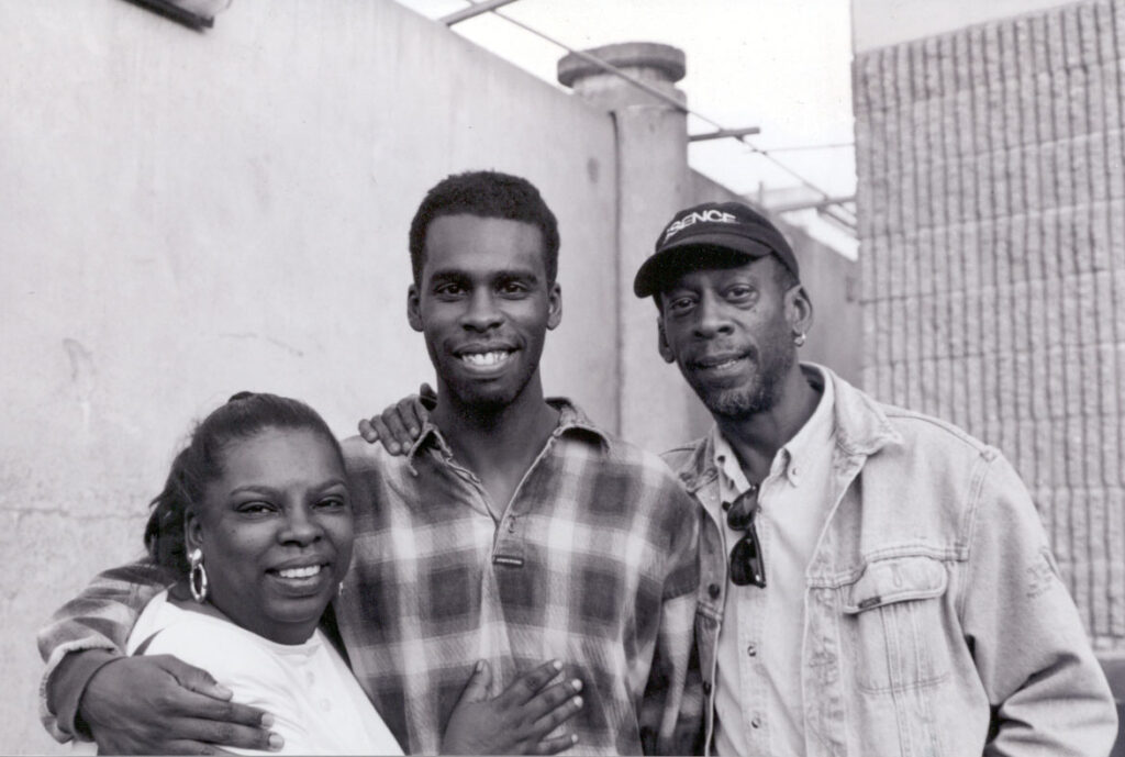 Dwight Labran and his parents