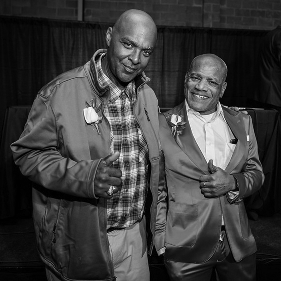 Two clients at IPNO gala