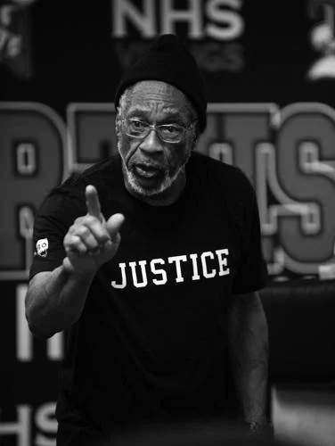 Larry Moses, client and frequent speaker for Innocence & Justice Louisiana